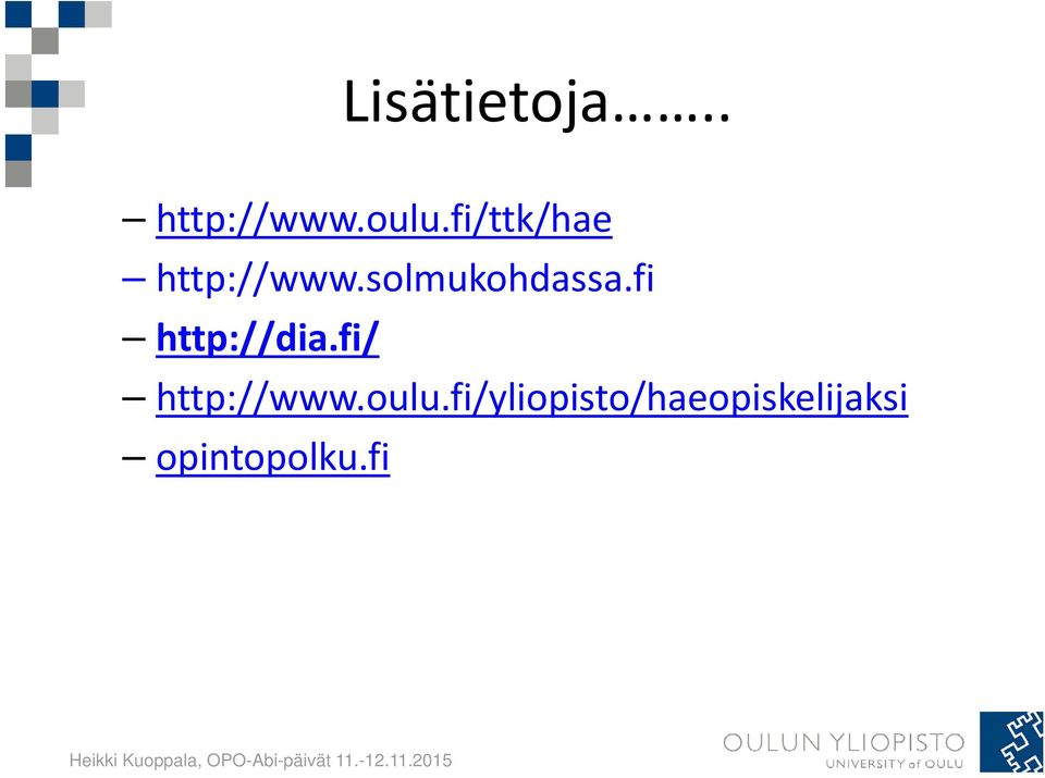 fi http://dia.fi/ http://www.oulu.