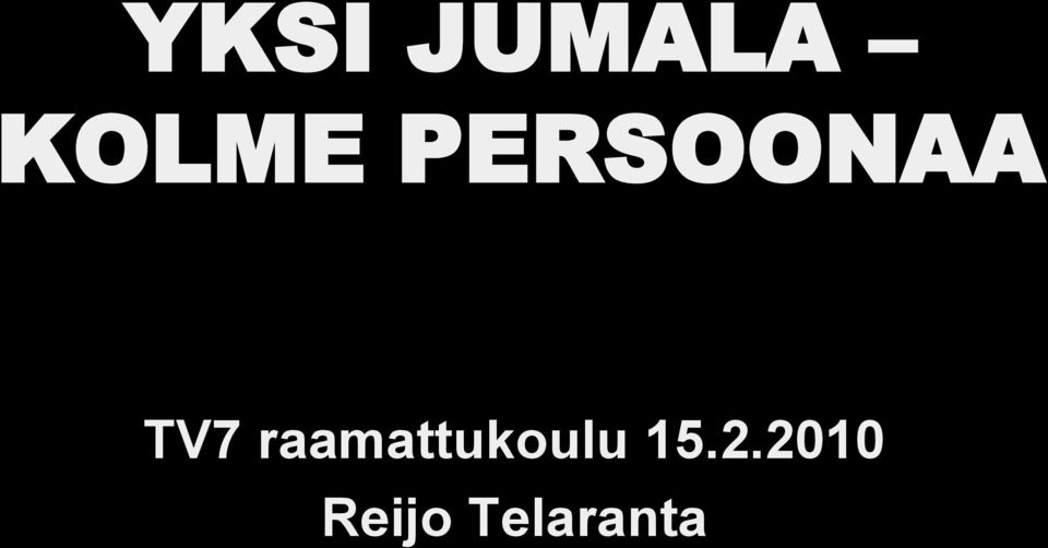 raamattukoulu 15.