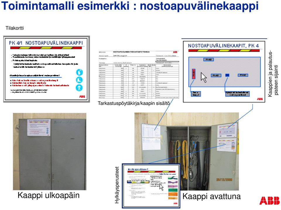 palautuspisteen sijainti