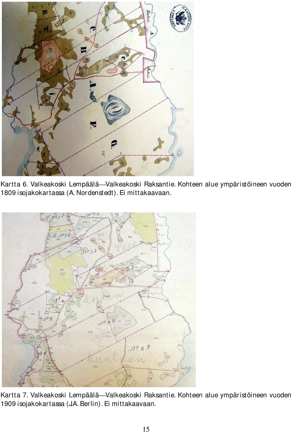 Nordenstedt).Eimittakaavaan. Kartta7.