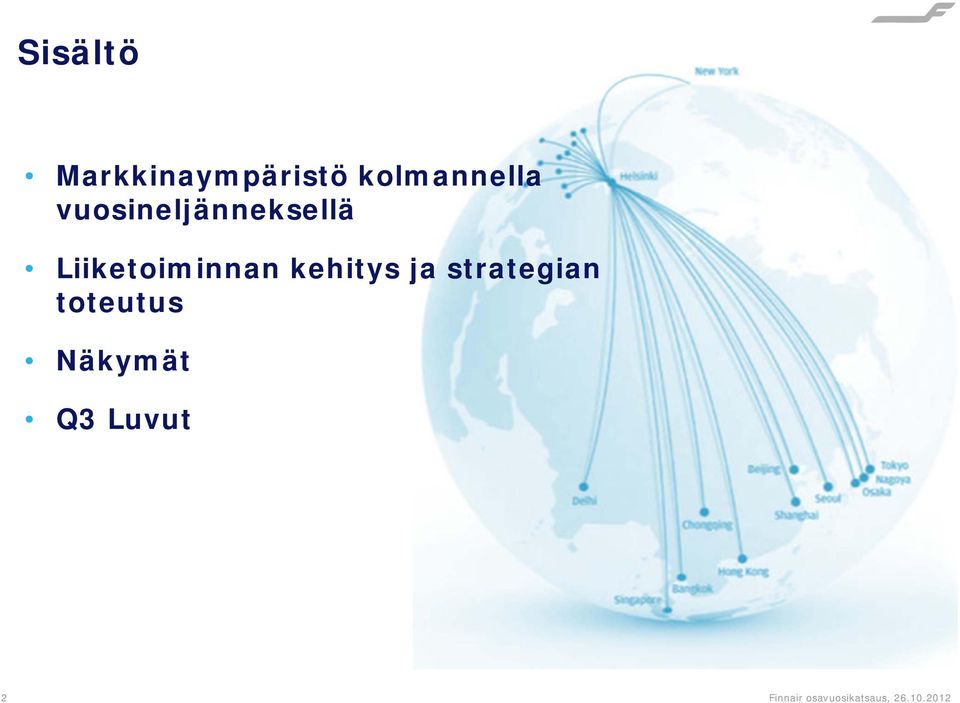 kehitys ja strategian toteutus Näkymät