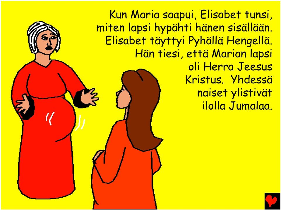 Elisabet täyttyi Pyhällä Hengellä.