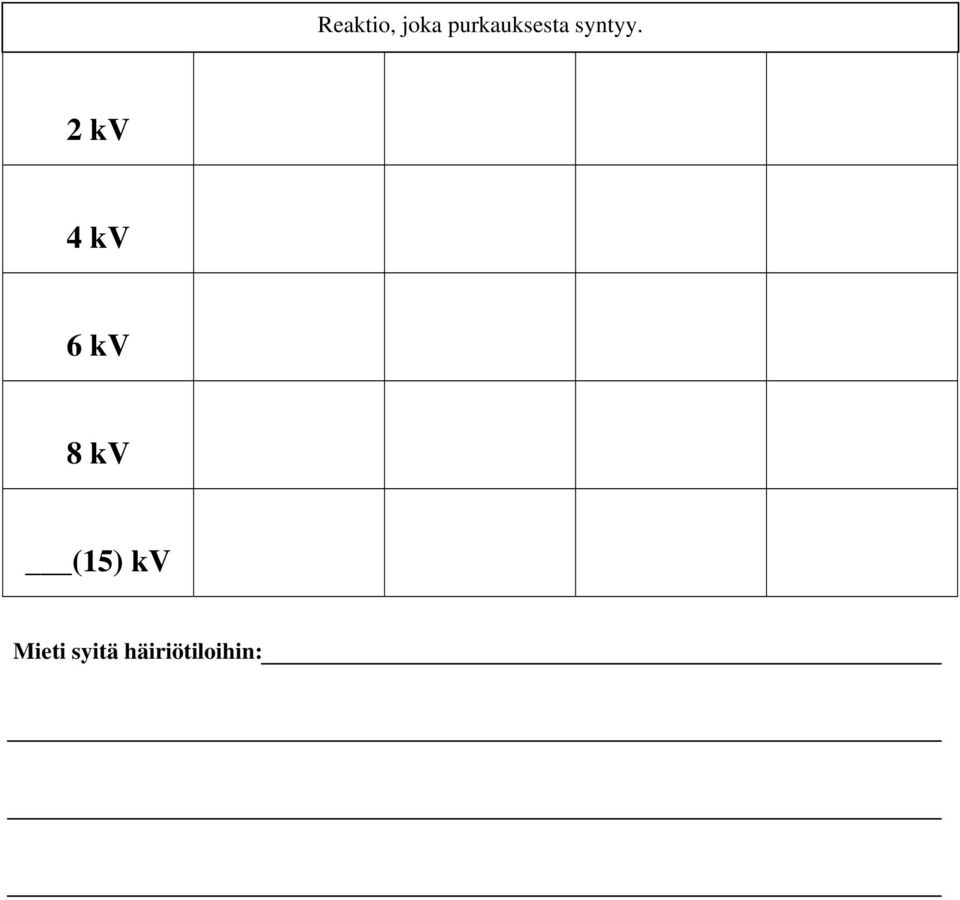 2 kv 4 kv 6 kv 8 kv