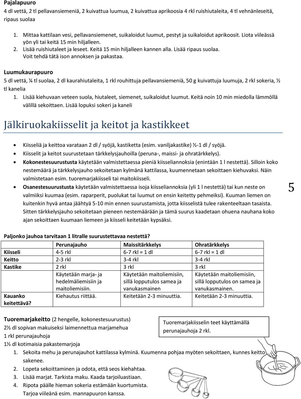 Keitä 15 min hiljalleen kannen alla. Lisää ripaus suolaa. Voit tehdä tätä ison annoksen ja pakastaa.