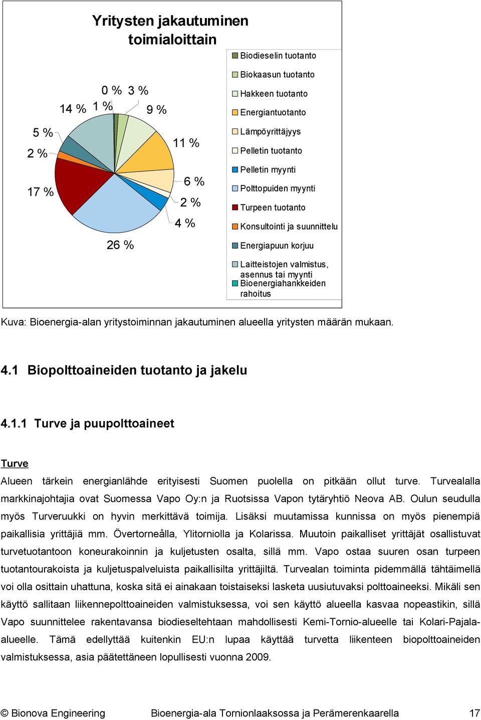 1 Biopolttoaineiden tuotanto ja jakelu 4.1.1 Turve ja puupolttoaineet Turve Alueen tärkein energianlähde erityisesti Suomen puolella on pitkään ollut turve.