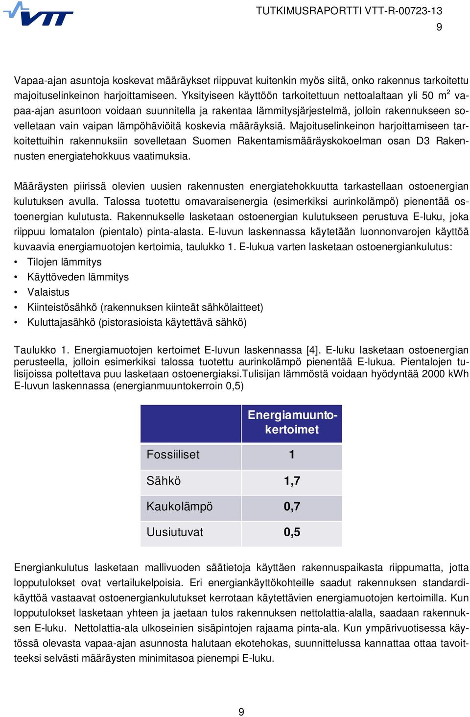 koskevia määräyksiä. Majoituselinkeinon harjoittamiseen tarkoitettuihin rakennuksiin sovelletaan Suomen Rakentamismääräyskokoelman osan D3 Rakennusten energiatehokkuus vaatimuksia.