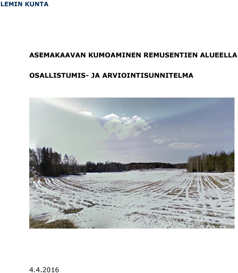 ALUEELLA OSALLISTUMIS- JA