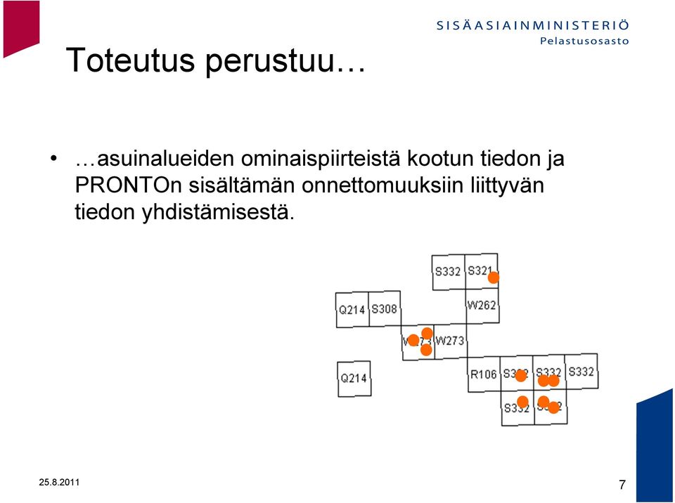 PRONTOn sisältämän onnettomuuksiin