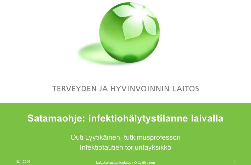 tutkimusprofessori Infektiotautien