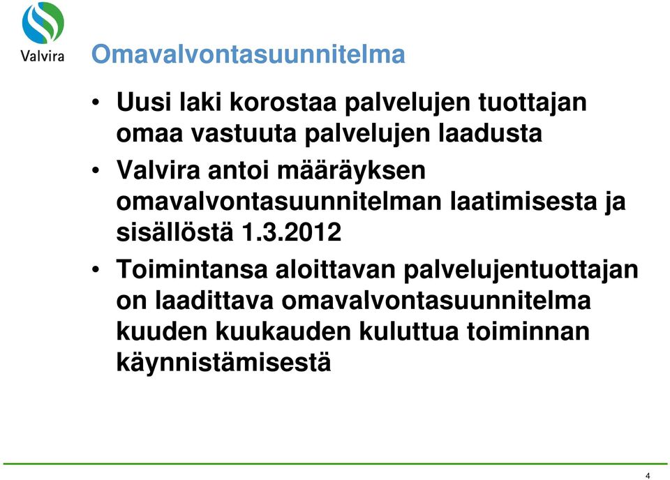 laatimisesta ja sisällöstä 1.3.