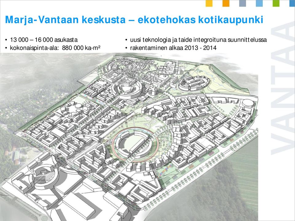 suunnittelussa rakentaminen alkaa 2013-2014 asema Kauppakeskus Vantaan