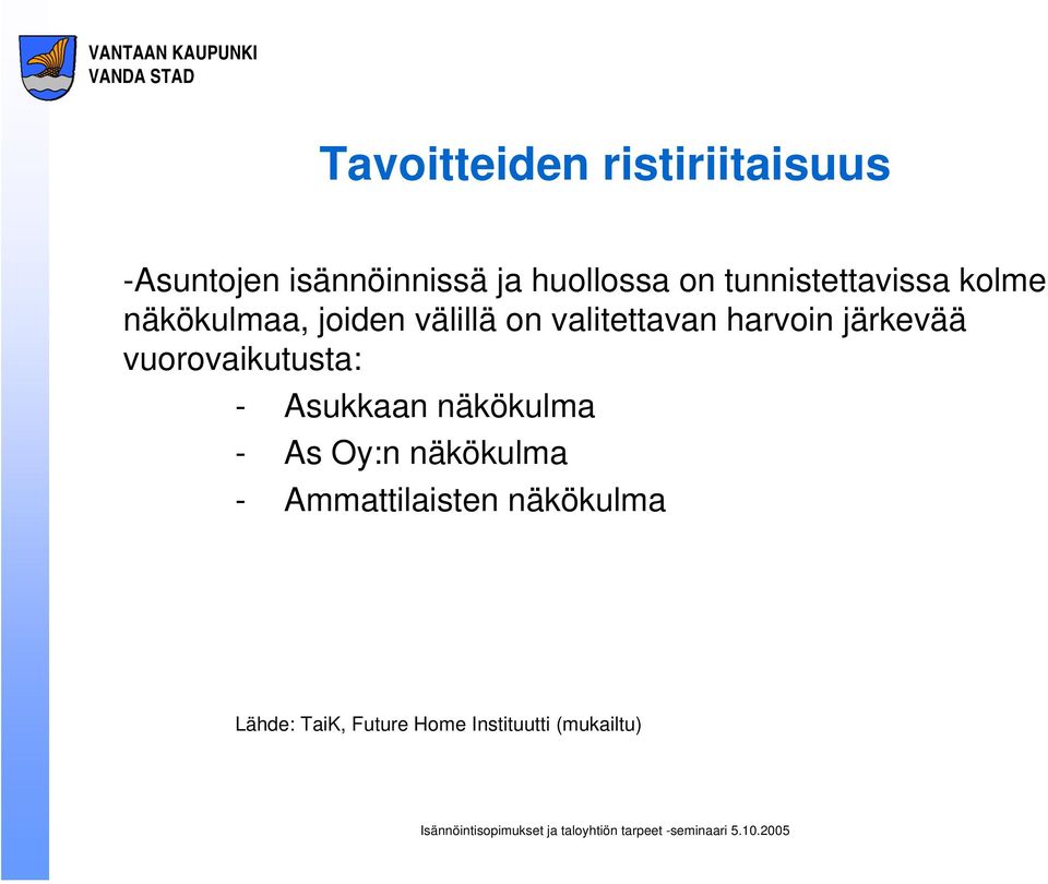 harvoin järkevää vuorovaikutusta: - Asukkaan näkökulma - As Oy:n