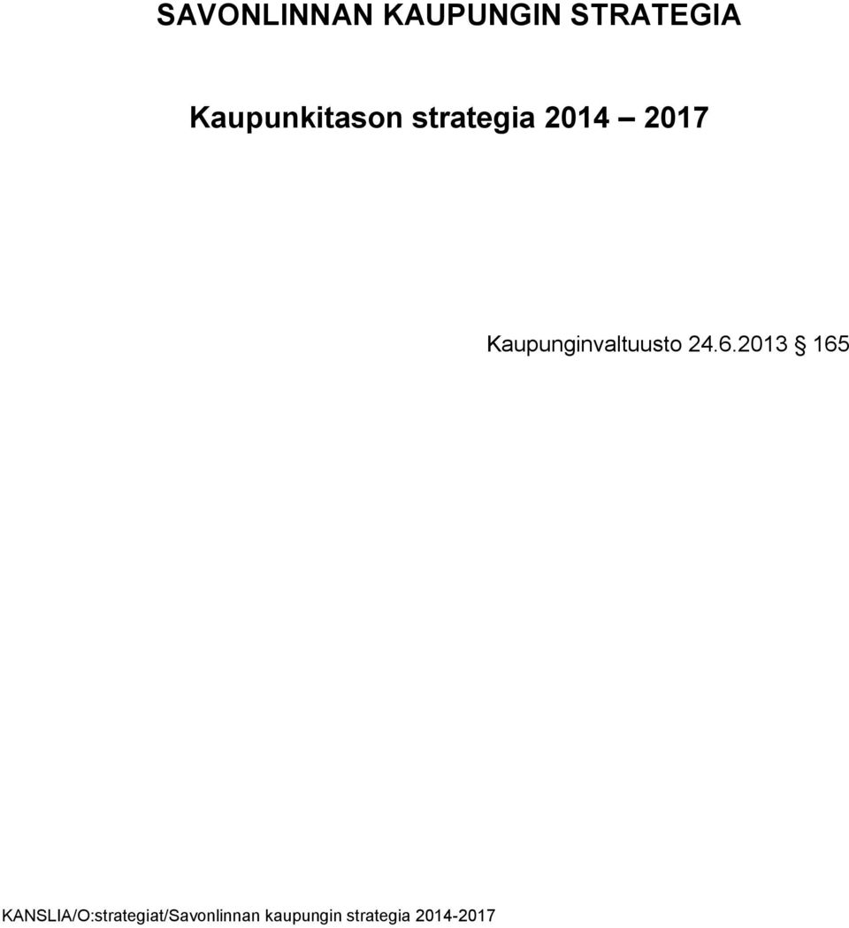 strategia 2014 2017