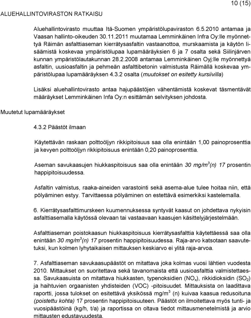 Siilinjärven kunnan ympäristölautakunnan 28