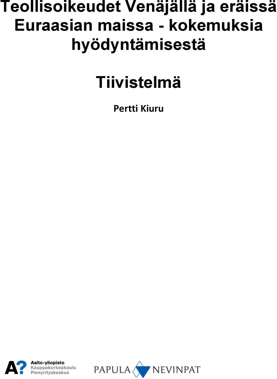 maissa - kokemuksia