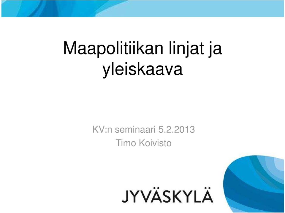 yleiskaava KV:n