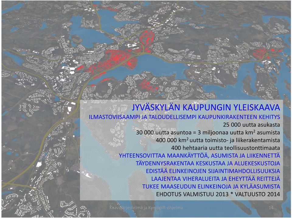 MAANKÄYTTÖÄ, ASUMISTA JA LIIKENNETTÄ TÄYDENNYSRAKENTAA KESKUSTAA JA ALUEKESKUSTOJA EDISTÄÄ ELINKEINOJEN SIJAINTIMAHDOLLISUUKSIA LAAJENTAA