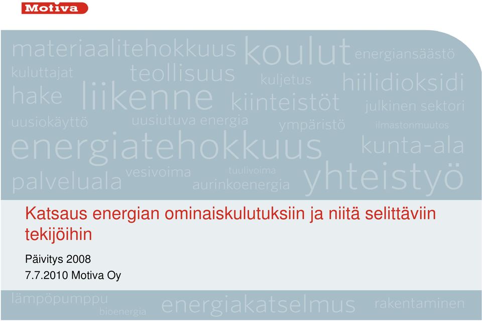 niitä selittäviin