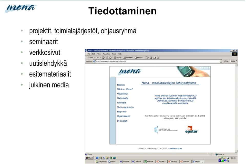seminaarit verkkosivut