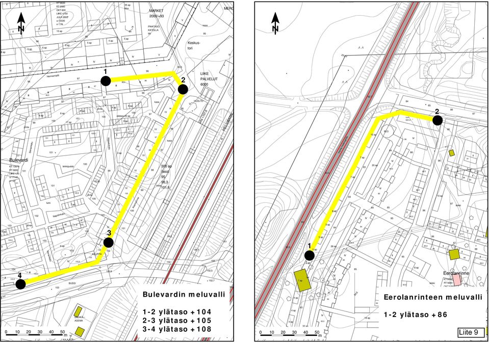 100 3 ap Bulevardi Sienankatu KT 130 RT 5800 LKE 170 a 17140 e 1,21 102 6 ap 103 jã te 14 ap 103 103,5 leikkipuisto,5 102 lumi 102 at at 1 / 2 105 103 9 ap V 104 102 103 102 KAUPPA 103 Sienankatu