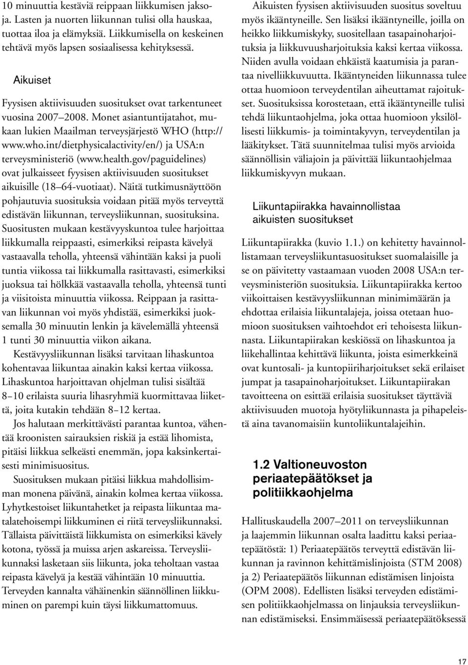suositukset - - - - - 1.