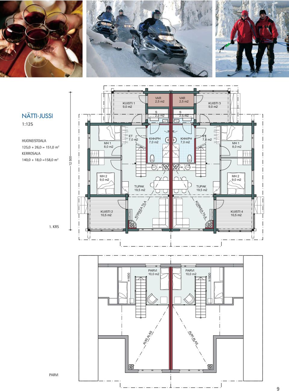 = 151,0 m 2 KERROSALA
