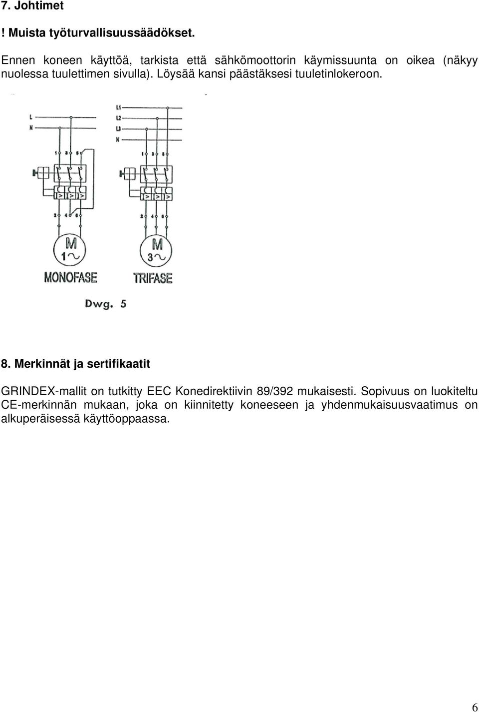 sivulla). Löysää kansi päästäksesi tuuletinlokeroon. 8.