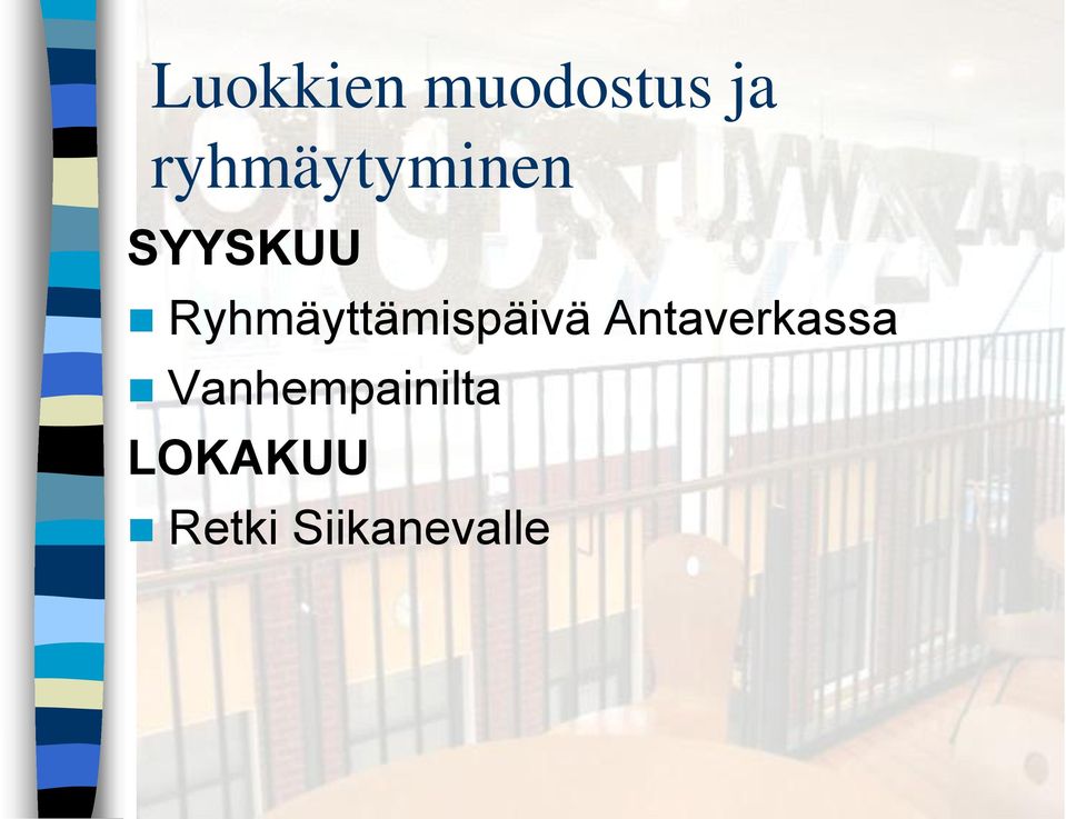 Ryhmäyttämispäivä