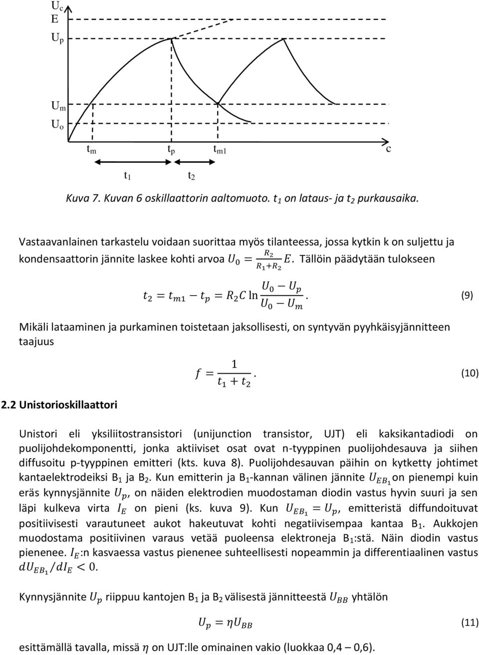 toistetaan jaksollisesti, on syntyvän pyyhkäisyjännitteen taajuus (10) 2.