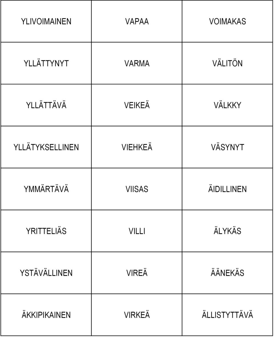 VÄSYNYT YMMÄRTÄVÄ VIISAS ÄIDILLINEN YRITTELIÄS VILLI