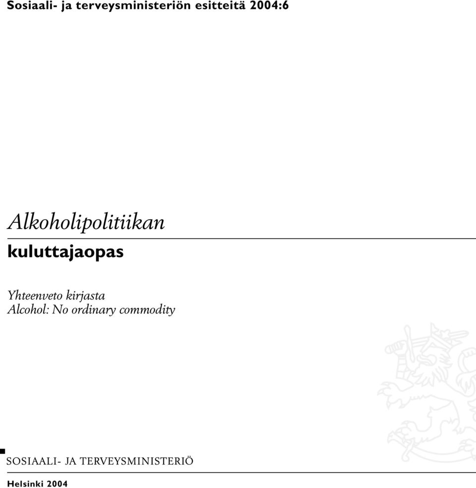 kuluttajaopas Yhteenveto kirjasta