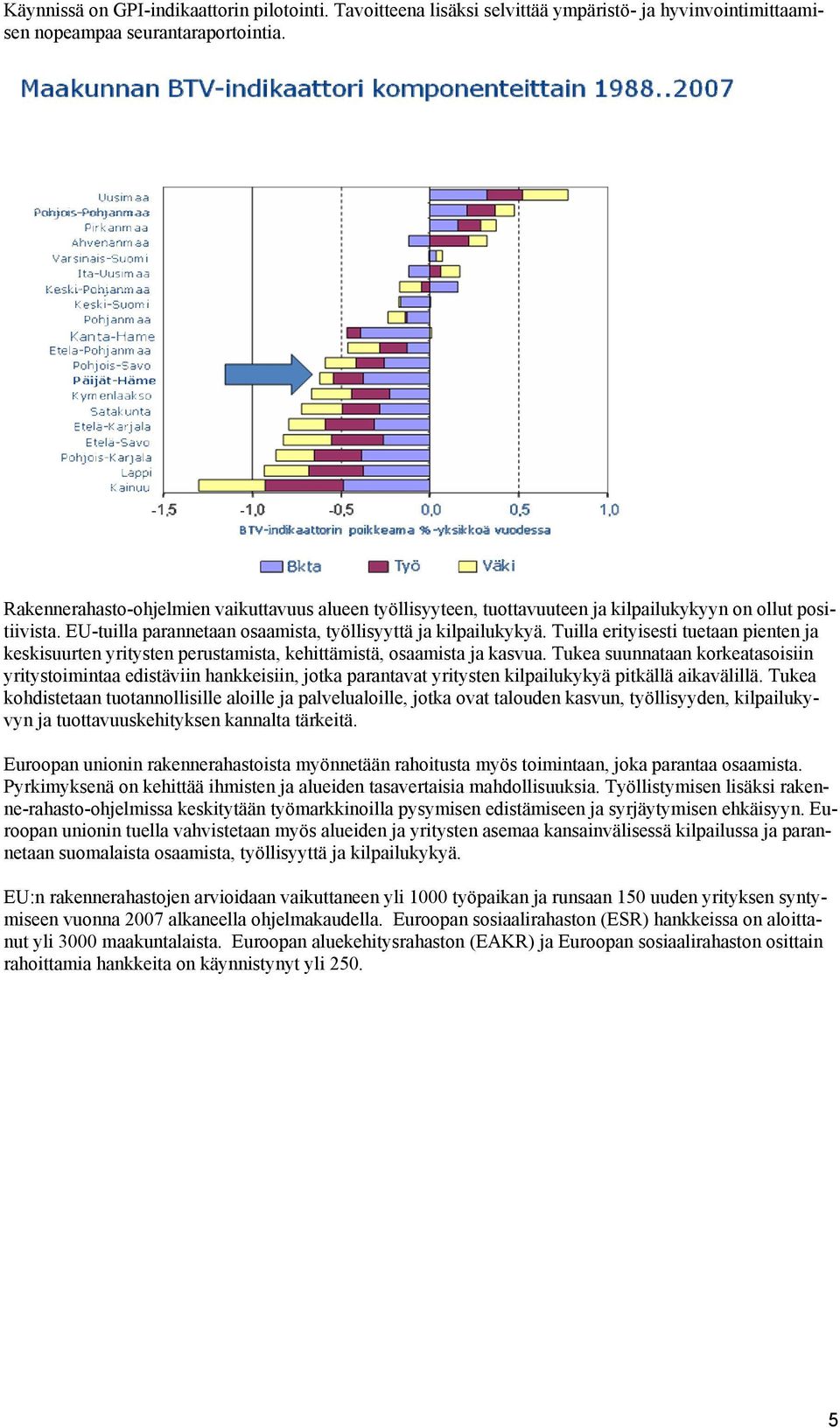 Tuilla erityisesti tuetaan pienten ja keskisuurten yritysten perustamista, kehittämistä, osaamista ja kasvua.