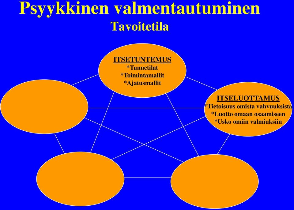 *Ajatusmallit ITSELUOTTAMUS *Tietoisuus omista