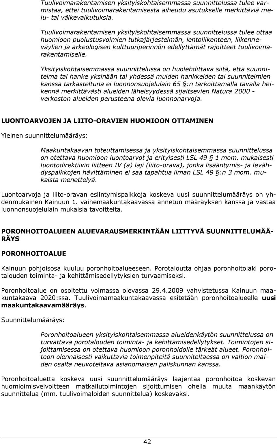 rajoitteet tuulivoimarakentamiselle.