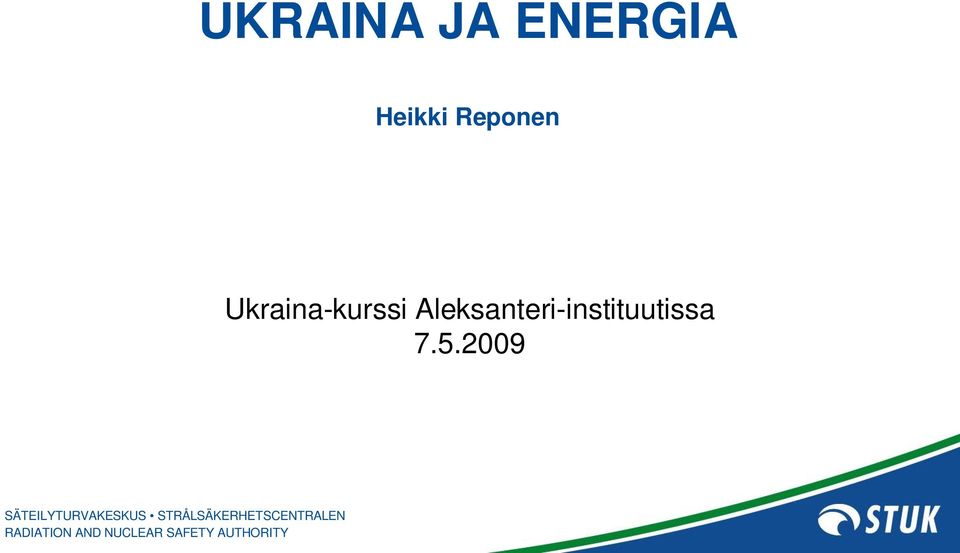 Aleksanteri-instituutissa 7.5.