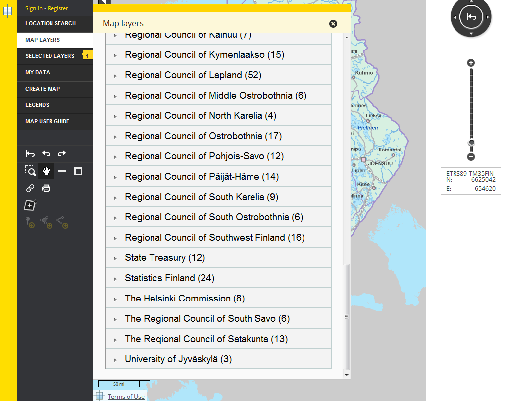 WINDOW search by data