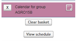 Searching for group schedule 1. Write the group ID in the field Group calendar. If only one result is found, Lukkarikone moves directly into schedule view.