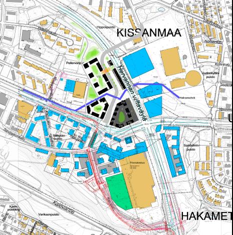 KALEVANAUKIO ja Lähiympäristö 2015 KAUPUNKIYMPÄRISTÖN KEHITTÄMINEN Kalevan ja Kalevanrinteen kaupunginosia uudistetaan Tampereen kävelykeskustan laajentumisalueena.