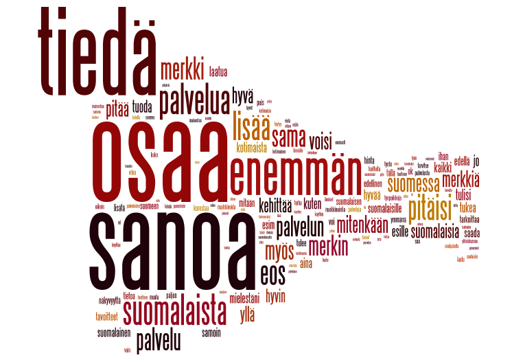 AVAINLIPPU SUOMALAISTA PALVELUA, KEHITYSTARPEET Merkin tunnettuutta tulisi lisätä ja tarkoitusta selventää. Merkin käyttöön oikeuttavien kriteerien täytön valvontaa pitäisi tehostaa.