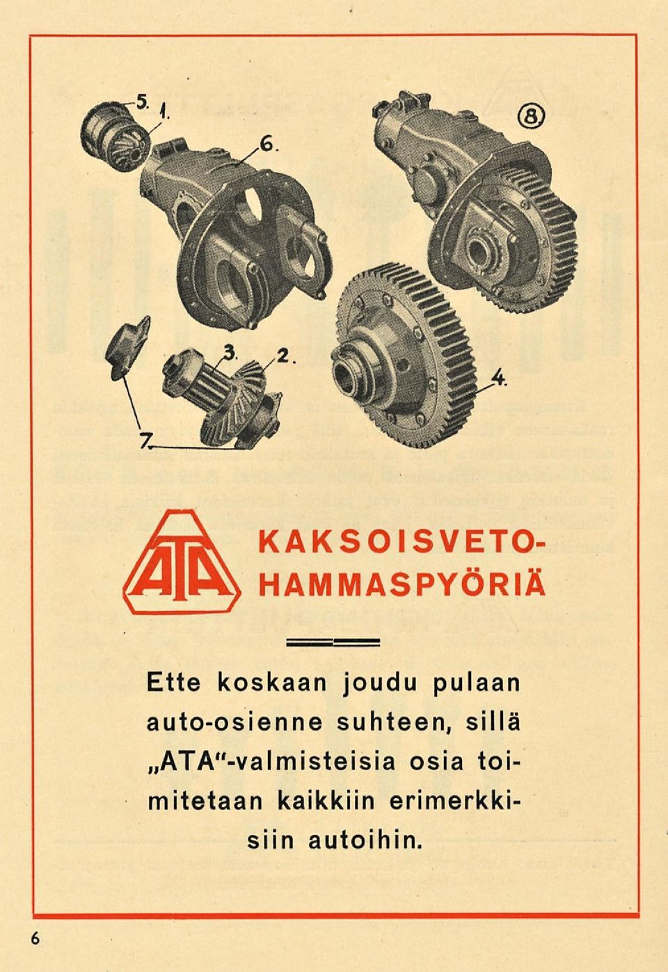 auto-osienne suhteen, sillä osia