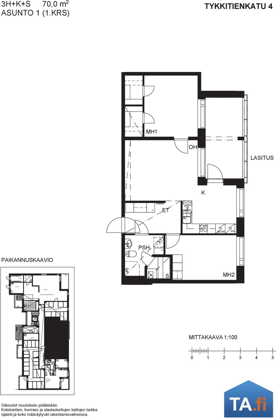 13,3 m 2 89,4 m 2 ULOILUVÄLINEVARATO 13,7 m 2 UIVAU 34,6 m IRTAIMITOVARATO 2