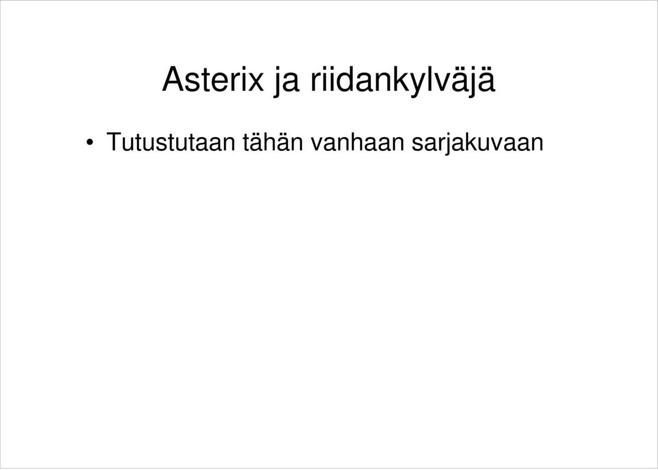 Tutustutaan