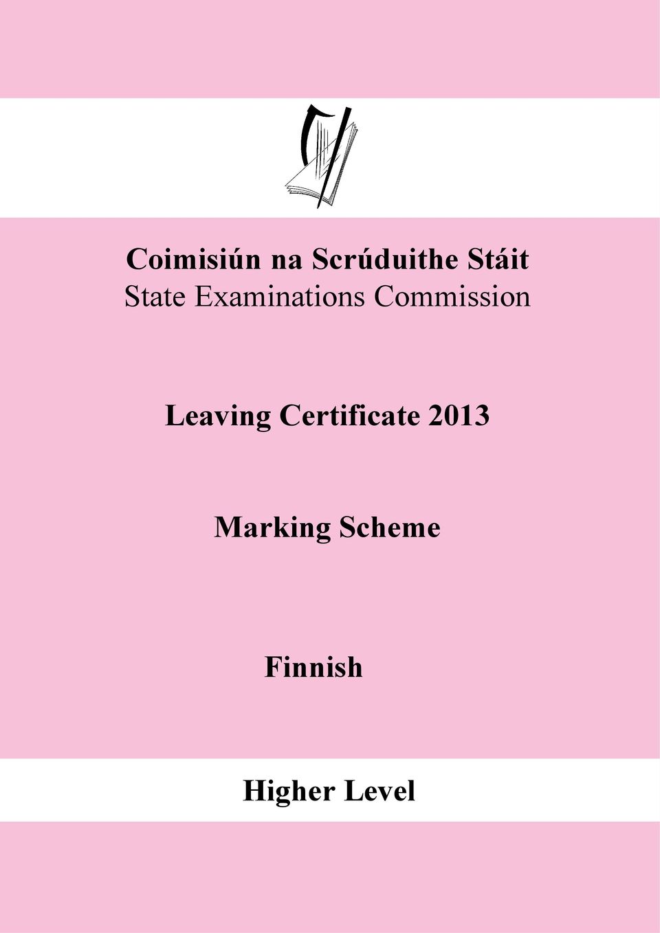 Leaving Certificate 2013