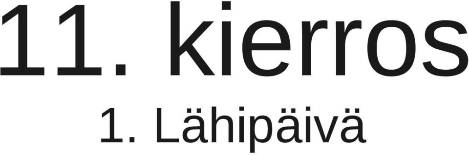 Lähipäivä