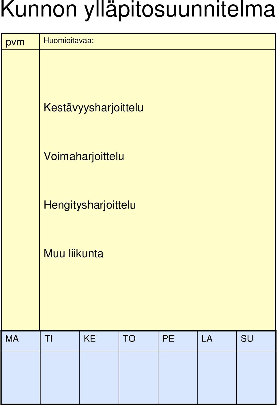 Voimaharjoittelu