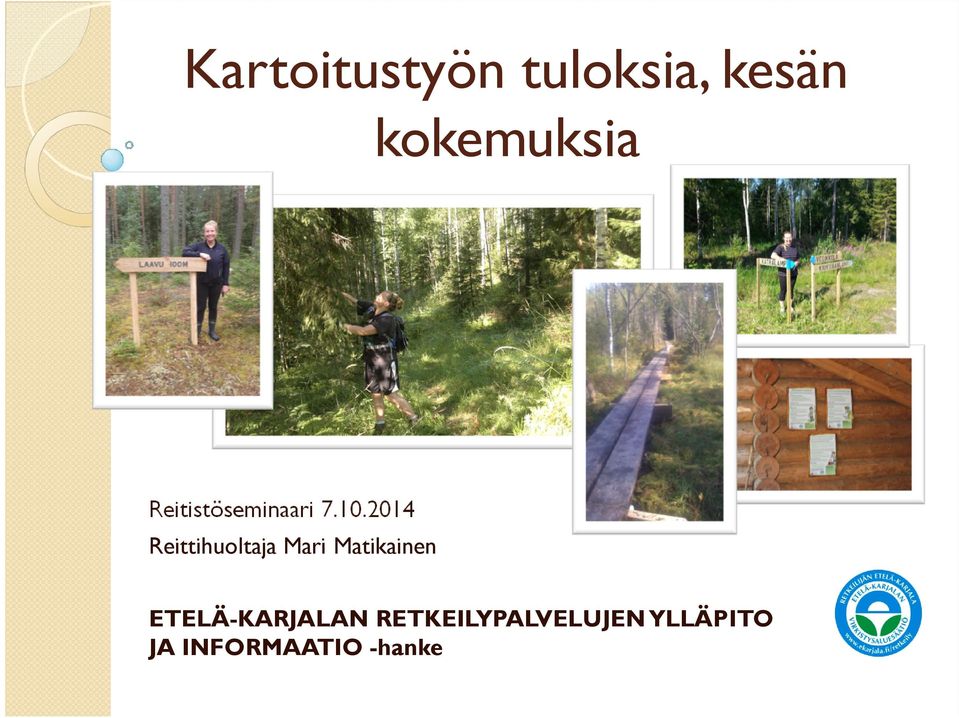 2014 Reittihuoltaja Mari Matikainen