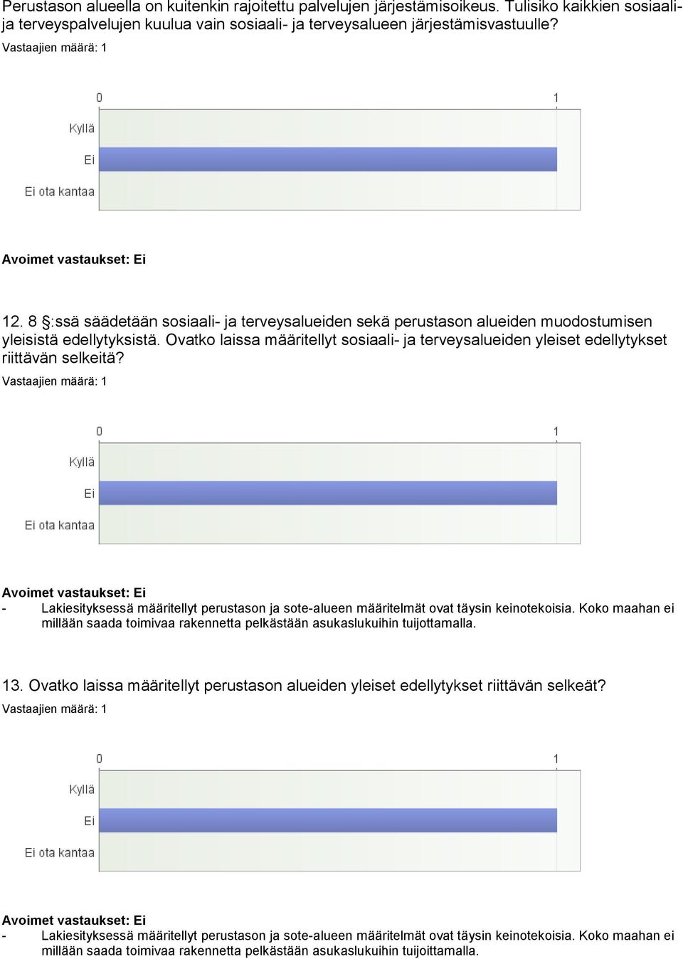 Ovatko laissa määritellyt sosiaali- ja terveysalueiden yleiset edellytykset riittävän selkeitä? - Lakiesityksessä määritellyt perustason ja sote-alueen määritelmät ovat täysin keinotekoisia.