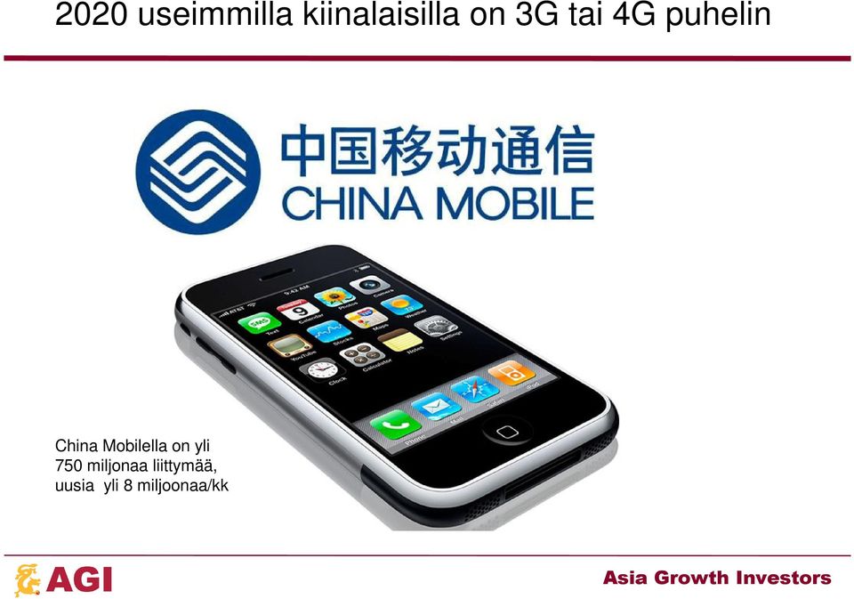 Mobilella on yli 750 miljonaa