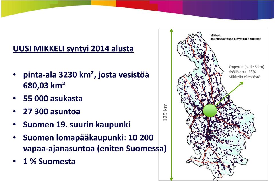 suurin kaupunki Suomen lomapääkaupunki: 10 200 vapaa ajanasuntoa