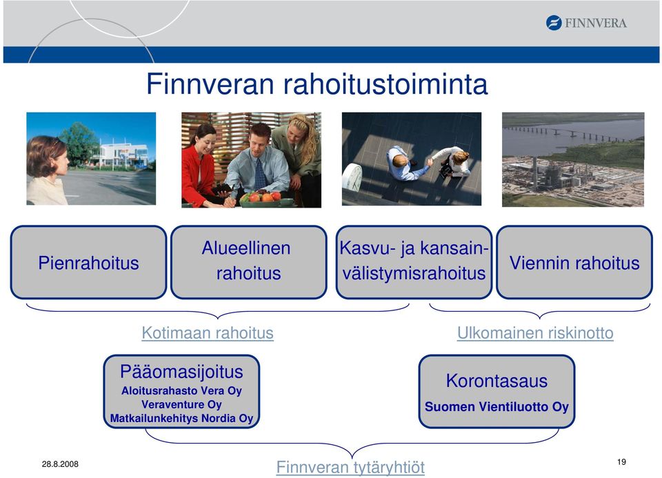 Aloitusrahasto Vera Oy Veraventure Oy Matkailunkehitys Nordia Oy Ulkomainen
